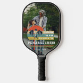 Großpa Pickleball Legende | Benutzerdefiniertes Fo Schläger (Vorderseite)