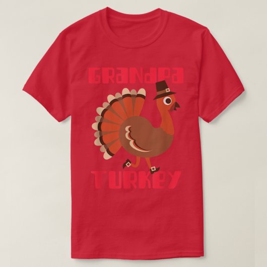 Großpa Türkei Glückwunsch Thanksgiving Matching Tü T-Shirt (Design vorne)