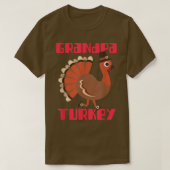 Großpa Türkei Glückwunsch Thanksgiving Matching Tü T-Shirt (Design vorne)