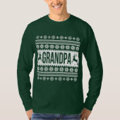 Großpa Ugly Christmas Sweater T-Shirt (Vorderseite)