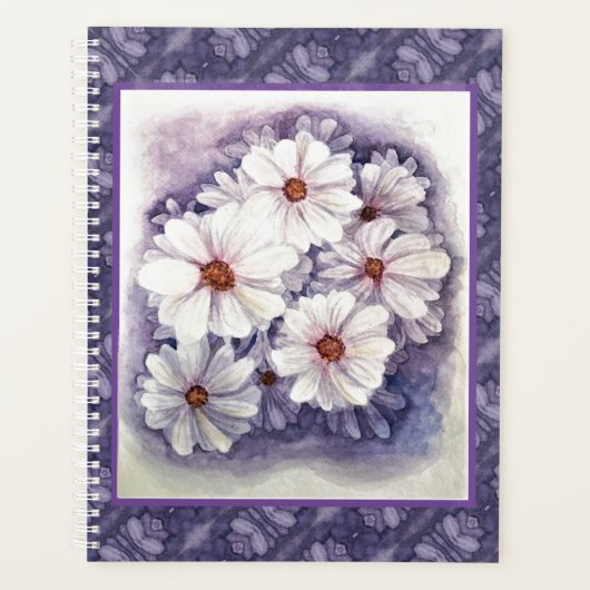 Großplaner Lavender Daisies Planer (Vorderseite)