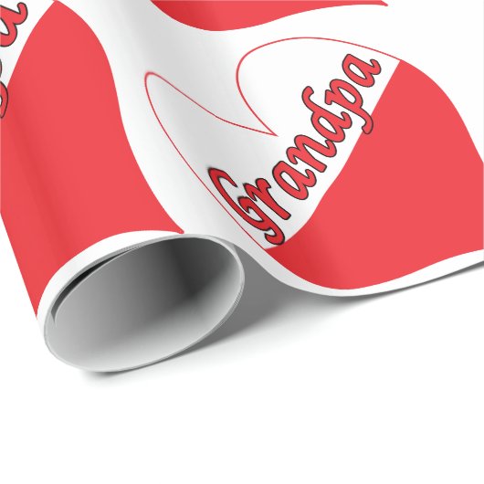 Großpolnisches Herz Geschenkpapier (Rolleneckpunkt)