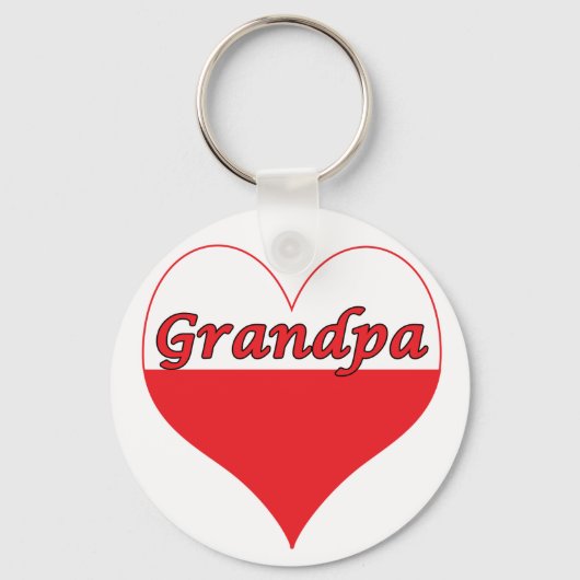 Großpolnisches Herz Schlüsselanhänger (Vorderseite)