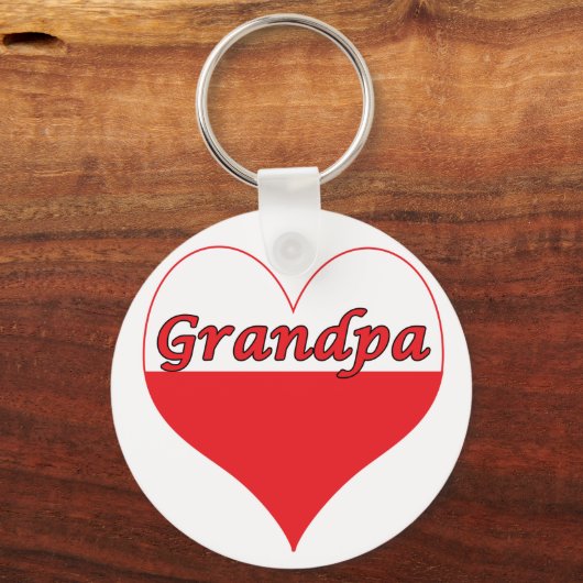 Großpolnisches Herz Schlüsselanhänger (Vorderseite)