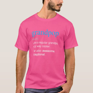 Großpop-Definition-Substantiv wie eine Oma-Coole T-Shirt