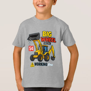 Großraderbauwagen Grafikdesign T-Shirt