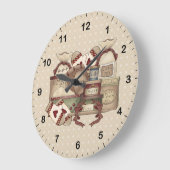 Großraumküche Große Wanduhr (Winkel)