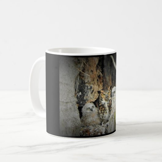 Großraupen Kaffeetasse (Vorderseite Links)