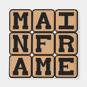 Großrechner Magnet (Vorne)