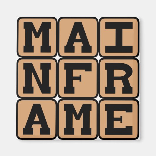 Großrechner Magnet (Vorne)