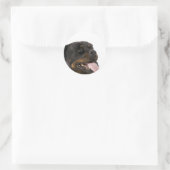 Großrottweiler Runder Aufkleber (Tasche)