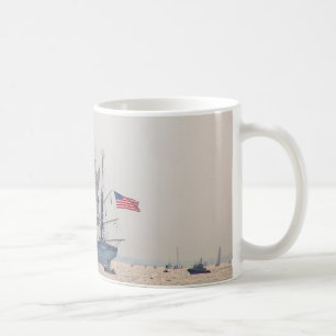 Großschiff, Clipper Schiff, Segel, US-Küstenwache Kaffeetasse