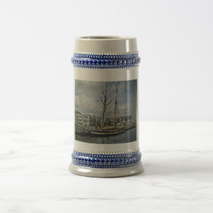 Großschiff in Halifax Bierglas