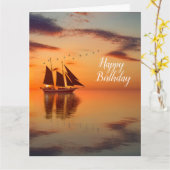 Großschiff Karte (Gelbe Blume)