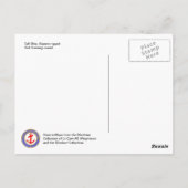 Großschiff, quadratischer Rigger, Postkarte (Rückseite)