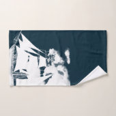 Großschiff und Wolken Badhandtuch Set (Handtuch)
