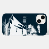 Großschiff und Wolken Case-Mate iPhone Hülle (Rückseite (Horizontal))