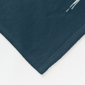 Großschiff und Wolken Fleecedecke (Ecke)