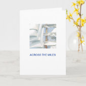 Großschiff unter Segel Karte (Gelbe Blume)