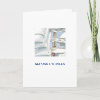 Großschiff unter Segel Karte