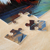 Großschweizer Hund Akrylprint Puzzle (Seite)
