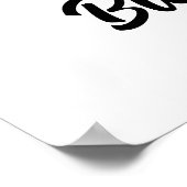 Großschwester-Foto Poster (Ecke)