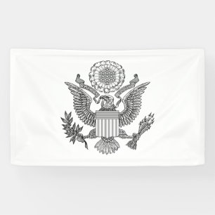 Großsiegel der Vereinigten Staaten von Amerika (US Banner