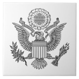Großsiegel der Vereinigten Staaten von Amerika (US Fliese