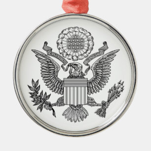 Großsiegel der Vereinigten Staaten von Amerika (US Ornament Aus Metall