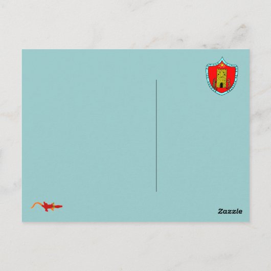 Großstadt Postkarte (Rückseite)