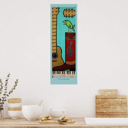 Großstadtposter Poster (Küche)