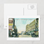 Großstadtszene in Los Angeles Street Postkarte (Vorne/Hinten)