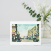Großstadtszene in Los Angeles Street Postkarte (Stehend Vorderseite)