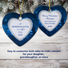 Großstochter Night Lights Weihnachten Keramik Ornament