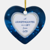 Großstochter Night Lights Weihnachten Keramik Ornament (Vorne)