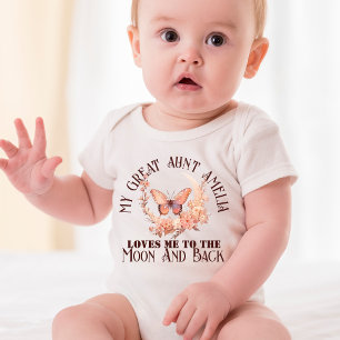 Großtante liebt mich baby strampler
