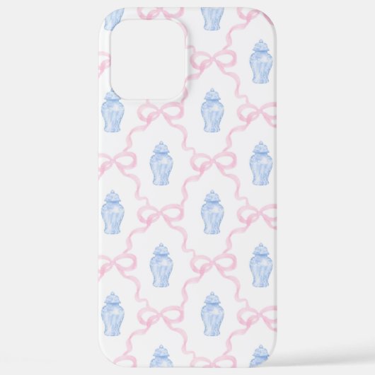 Grosstausendjährige Bows & Ginger Jar iPhone Case Hülle (Rückseite)