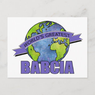 Größte Babcia der Welt Postkarte
