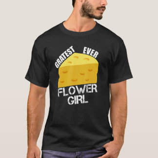 Größte Blumenmädchen Hochzeitsfeier Spaß Einbindun T-Shirt
