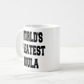 Größte Doula der Welt Kaffeetasse (Vorderseite Links)