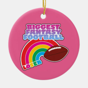Größte Fantasy Football Loser Strafe Keramik Ornament