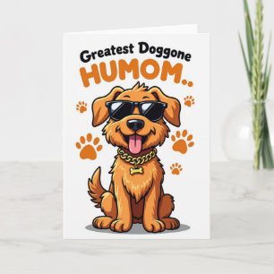 Größte Humom-Hunde-Illustrationskarte Karte