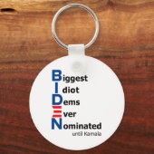 Größte Idiot Dems, die je nominiert wurden, bis Ka Schlüsselanhänger (Rückseite)