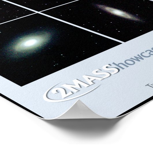 Größte Infrarot-Galaxien-Lehranstalt Poster (Ecke)