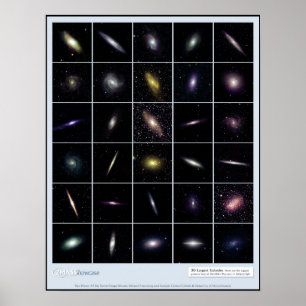 Größte Infrarotgalaxien Bildungsraum Poster