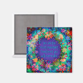 Größte Investition zur Förderung Hübschen Blumensp Magnet (Vorderseite/Rückseite)