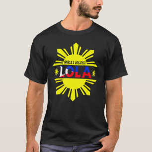 Größte Lola der Welt Filipino Oma Filipina Gr T-Shirt