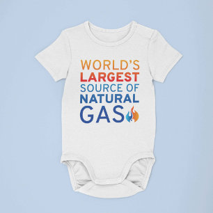 Größte natürliche Gasquelle der Welt Baby Strampler
