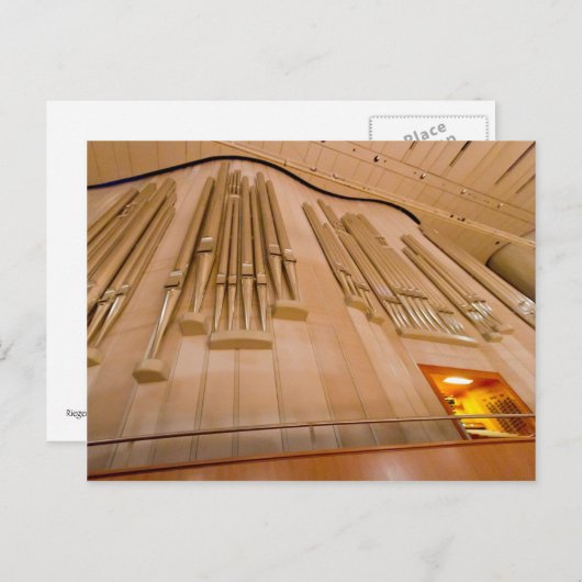 Größte Pfeifenorgel in der China Postkarte (Vorne/Hinten)