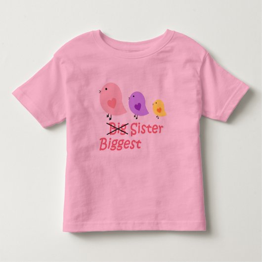 Größte Schwester Kleinkind T-shirt (Vorderseite)